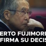 Alberto Fujimori reafirma su decisión de postularse en las elecciones de Perú