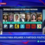 Exministros del gobierno de Pedro Castillo se afilian a partidos políticos de cara a elecciones 2026