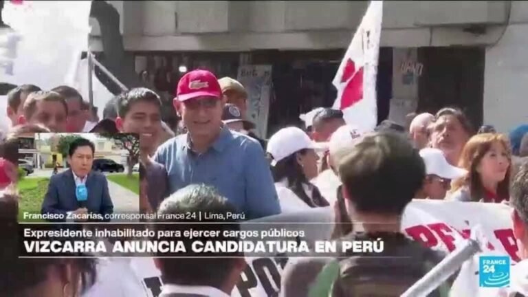 Informe desde Lima: expresidente inhabilitado anuncia candidatura para las presidenciales de 2026