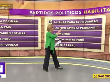 🔴 Los partidos políticos habilitados para las próximas elecciones