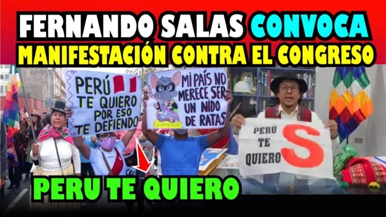 MENSAJE DE CONVOCATORIA DEL ING. FERNANDO SALAS A SUS PARTIDARIOS DE "PERÚ TE QUIERO"