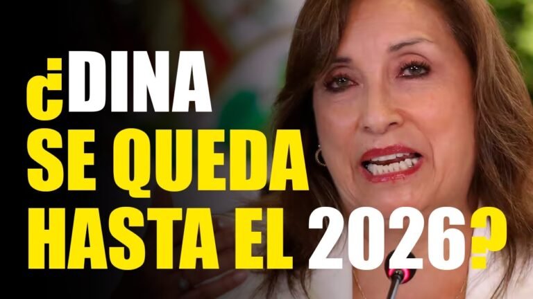 ¿DINA BOLUARTE SE QUEDA HASTA EL 2026? (Entrevista a Carlos Anderson)