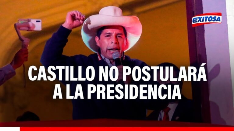 🔴🔵Pedro Castillo no postulará a la Presidencia en 2026, anuncia su abogado: "No hay reelección"