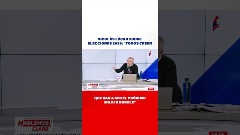 🔴🔵Nicolás Lúcar sobre elecciones 2026: "Todos creen que van a ser el próximo Milei o Bukele"