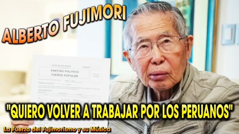 🟠 ALBERTO FUJIMORI - QUIERO VOLVER A TRABAJAR POR LOS PERUANOS (Elecciones 2026) 🟠