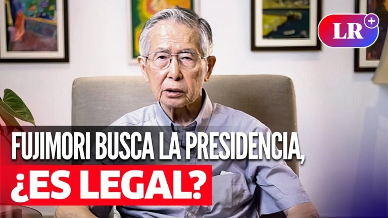 ALBERTO FUJIMORI busca la presidencia en 2026: Expertos confirman que la candidatura es ilegal