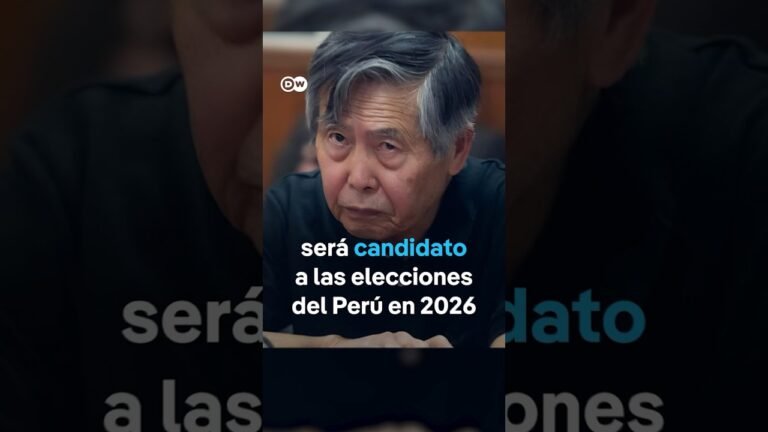 Alberto Fujimori, de 85 años y con un cáncer de pulmón, quiere ser preidente de Perú