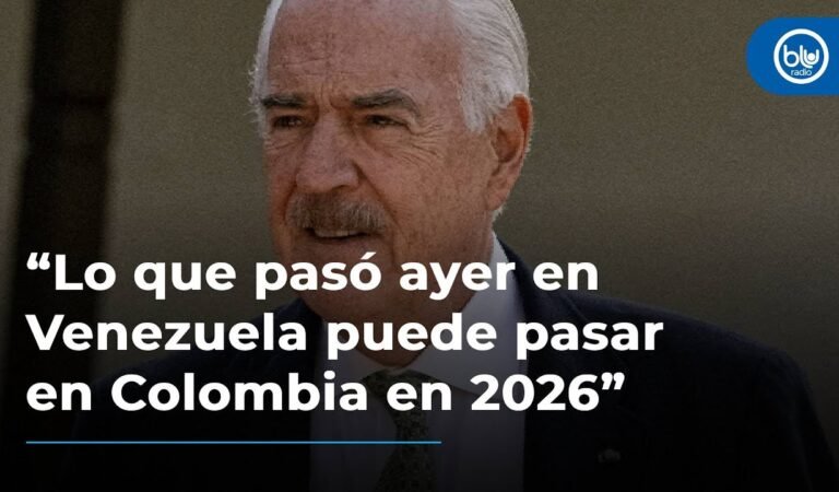 Andrés Pastrana: “Lo que pasó ayer en Venezuela puede pasar en Colombia en 2026”