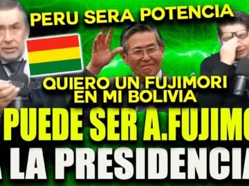 BOLIVIANOS SE RINDEN ANTE ALBERTO FUJIMORI !! QUIERO UN PRESIDENTE ASI EN MI BOLIVIA !! PERU CRECERA