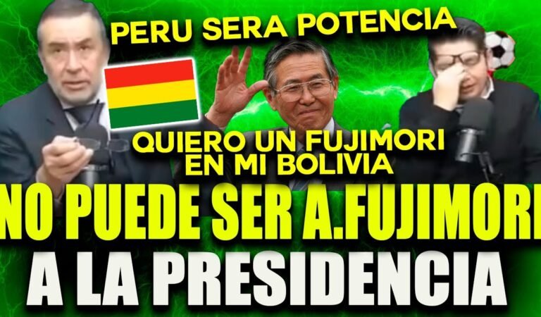 BOLIVIANOS SE RINDEN ANTE ALBERTO FUJIMORI !! QUIERO UN PRESIDENTE ASI EN MI BOLIVIA !! PERU CRECERA