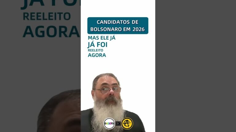 CANDIDATOS de BOLSONARO em 2026!