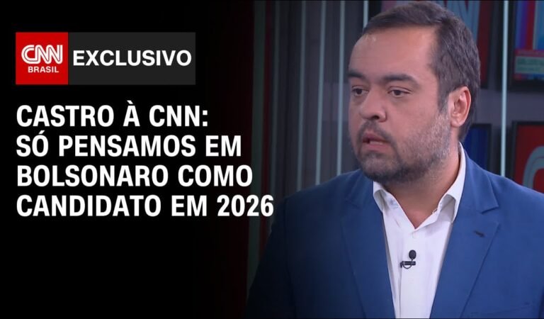 Castro à CNN: Só pensamos em Bolsonaro como candidato em 2026 | CNN 360º