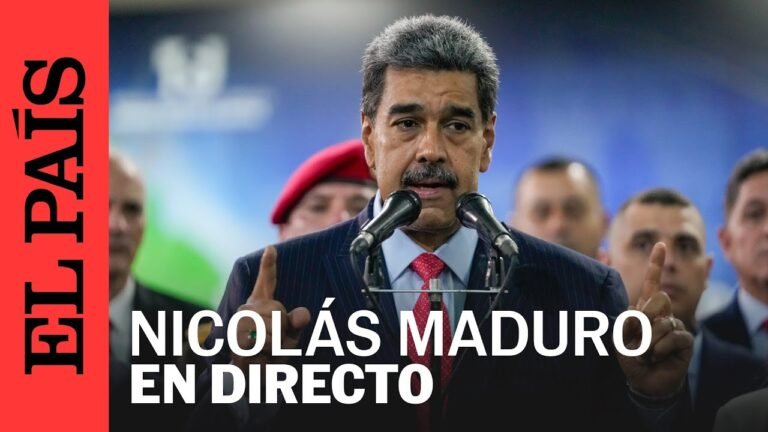 Conferencia de prensa de Nicolás Maduro con medios internacionales en el Palacio de Miraflores