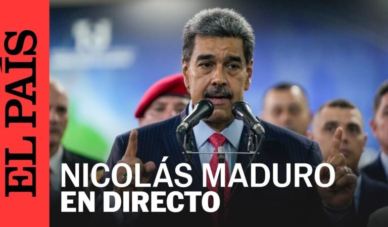 Conferencia de prensa de Nicolás Maduro con medios internacionales en el Palacio de Miraflores