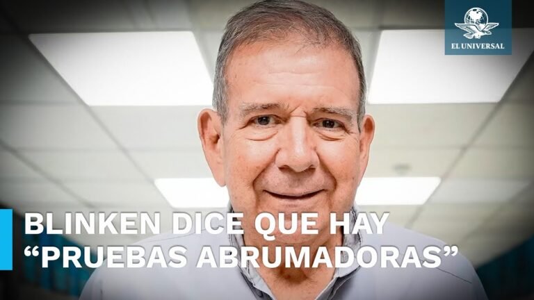 EU reconoce al opositor Edmundo González como ganador de las elecciones de Venezuela