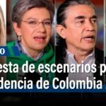 Encuesta de escenarios para la Presidencia: puntean Vicky Dávila, Sergio Fajardo y Claudia López