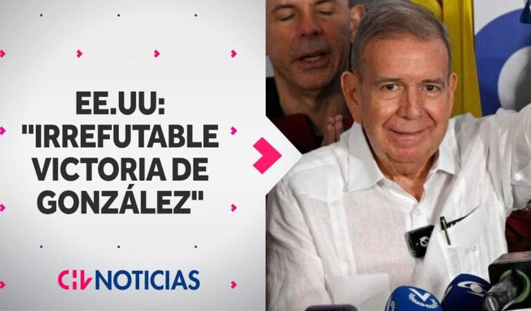 Estados Unidos afirma que hay «PRUEBAS IRREFUTABLES» de «victoria» de Edmundo González en Venezuela