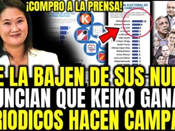 KEIKO SIGUE HACIENDO JUGADAS SUCIAS "ANUNCIAN EN ENCUESTAS QUE KEIKO GANARÁ ELECCIONES 2026"