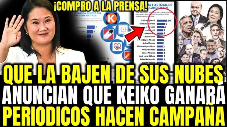 KEIKO SIGUE HACIENDO JUGADAS SUCIAS "ANUNCIAN EN ENCUESTAS QUE KEIKO GANARÁ ELECCIONES 2026"