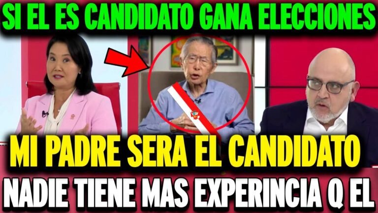 Keiko Fujimori afirmó que le gustaría que Alberto Fujimori "sea el candidato presidencial