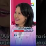 Keiko Fujimori sobre inscripción de su padre a Fuerza Popular: "Me gustaría que él sea el candidato"