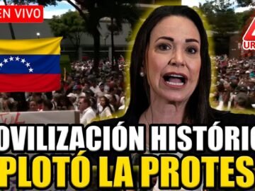 🔴LLEGA CORINA MACHADO EN VIVO A LA PROTESTA EN VENEZUELA CONTRA EL FRAUDE DE MADURO | BREAK POINT