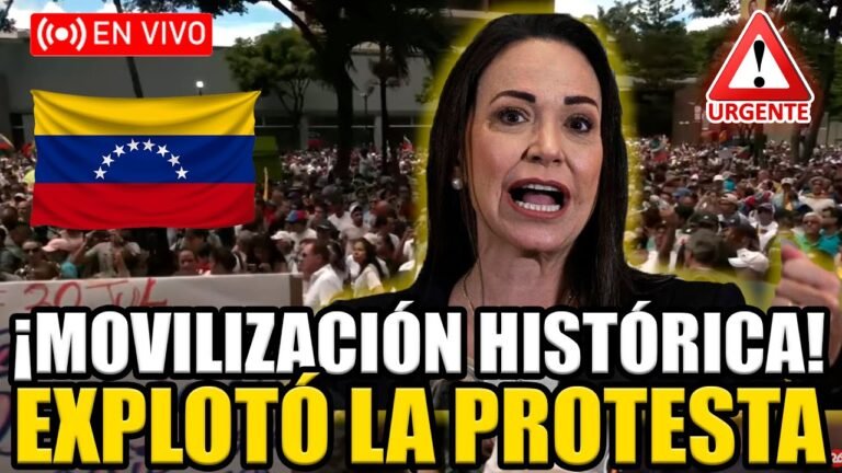 🔴LLEGA CORINA MACHADO EN VIVO A LA PROTESTA EN VENEZUELA CONTRA EL FRAUDE DE MADURO | BREAK POINT