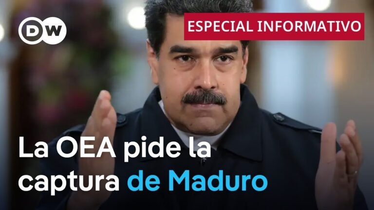 La OEA pide la detención de Maduro por "baño de sangre" ante la Corte Penal Internacional.