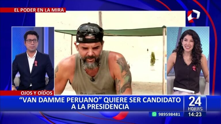 Luis Miguel Llanos anuncia su candidatura a la Presidencia: "En 6 meses acabo con la delincuencia"