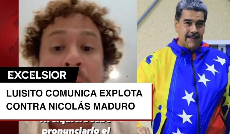 Luisito Comunica arremete contra Nicolás Maduro tras elecciones de Venezuela