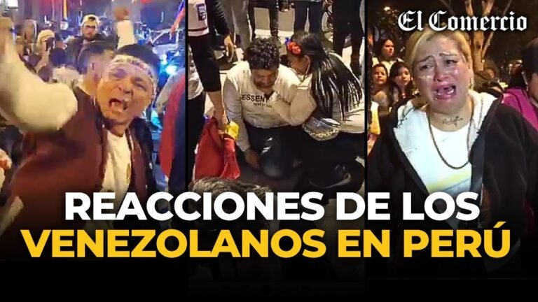 MADURO GANA ELECCIONES: primeras REACCIONES de VENEZOLANOS EN PERÚ tras RESULTADO | El Comercio