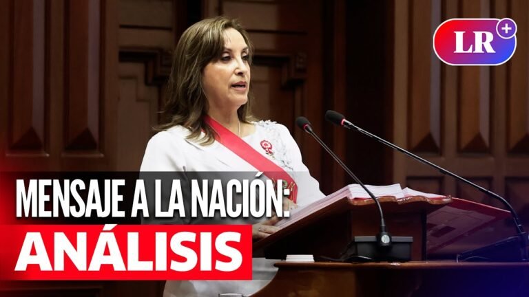 MENSAJE A LA NACIÓN de DINA BOLUARTE por Fiestas Patrias: ANÁLISIS de ROSA MARÍA PALACIOS