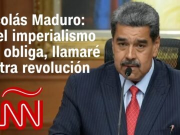 Maduro dice que "si el imperialismo norteamericano lo obliga", llamará al pueblo a "otra revolución"