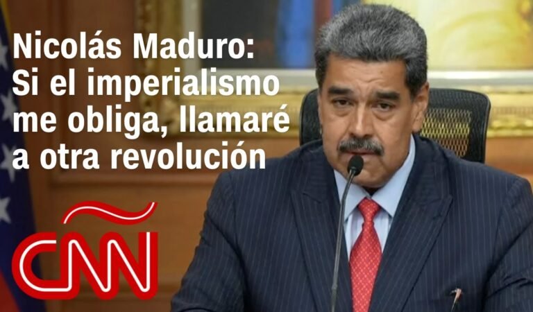 Maduro dice que «si el imperialismo norteamericano lo obliga», llamará al pueblo a «otra revolución»