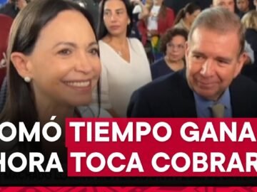 María Corina Machado llama a venezolanos a movilización tras amenaza de cárcel de Nicolás Maduro