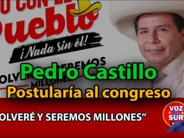 Pedro Castillo buscaría ser congresista en el 2026 tras afiliarse al partido Todo con el Pueblo