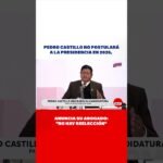 🔴🔵Pedro Castillo no postulará a la Presidencia en 2026, anuncia su abogado: "No hay reelección"