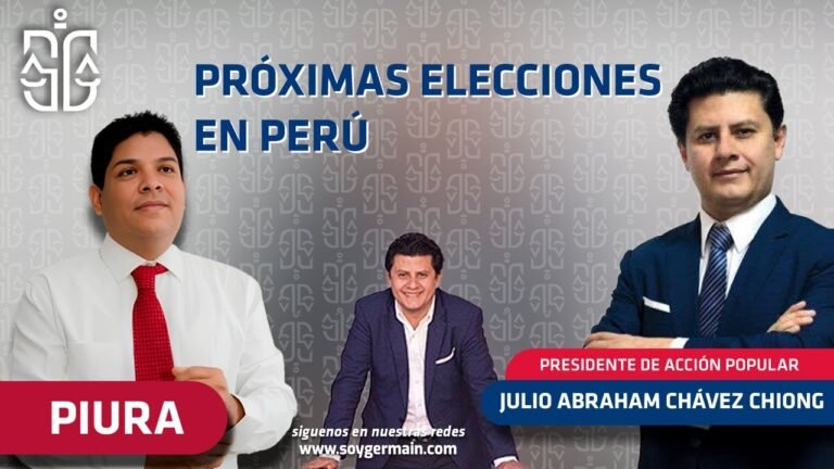 Próximas ELECCIONES en PERÚ | Entrevista con el Presidente de ACCIÓN POPULAR Julio Chavez