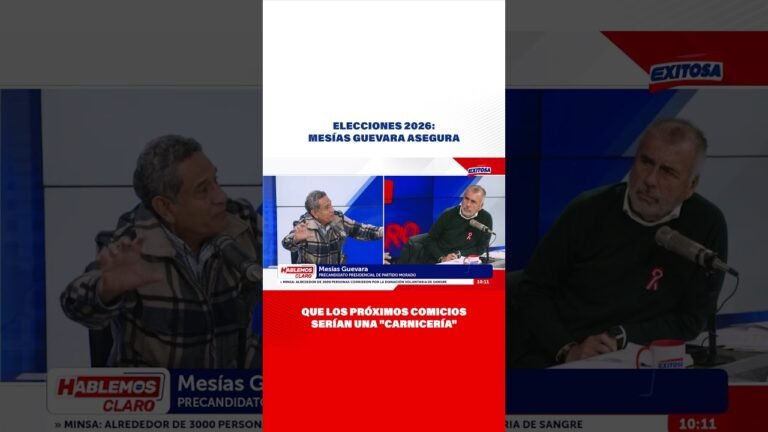 🔴🔵#Shorts | Elecciones 2026: Mesías Guevara asegura que los próximos comicios serían una carnicería