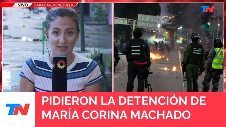 TENSIÓN EN VENEZUELA I Pidieron la detención de María Corina Machado