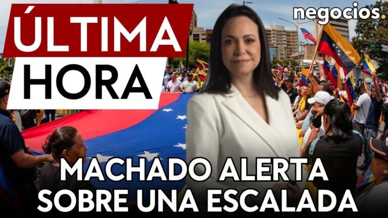 ÚLTIMA HORA: María Corina Machado alerta sobre una escalada cruel y represiva del régimen de Maduro