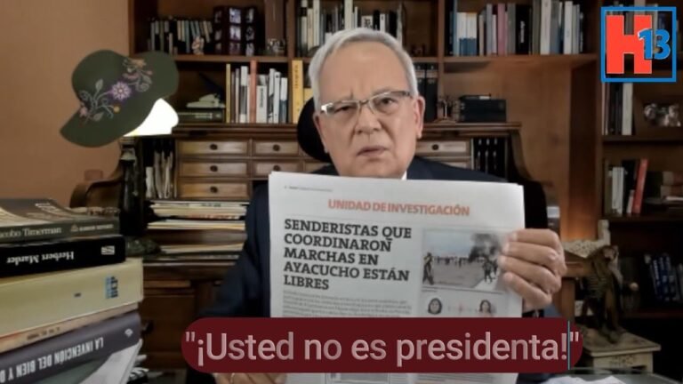 ""Usted no es presidenta"