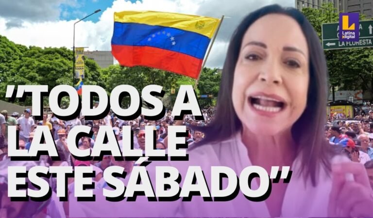 VENEZUELA EN VIVO: MARÍA CORINA CONVOCA MOVILIZACIONES PARA DEFENDER LOS VOTOS | LATINA EN VIVO