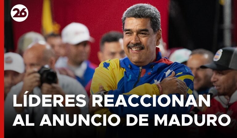 VENEZUELA | Líderes de América reaccionaron al anuncio de victoria de Maduro