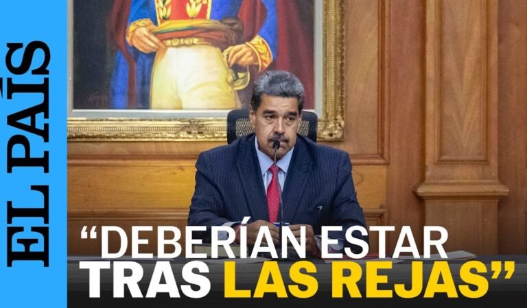 VENEZUELA | Maduro afirma que Edmundo González y Machado “deberían estar tras las rejas” | EL PAÍS