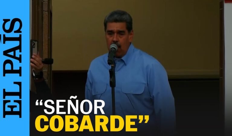 VENEZUELA | Maduro llama «señor cobarde» a Edmundo González | EL PAÍS