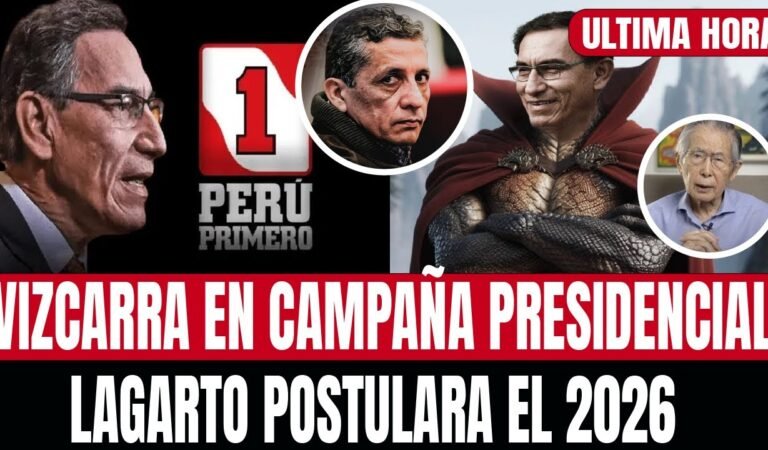 VIZCARRA SE QUEJA DEL GOBIERNO DE DINA BOLUARTE Y LANZA SU CANDIDATURA PARA LAS ELECCIONES DEL 2026