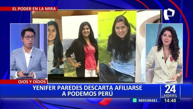 Yenifer Paredes descarta afiliarse al partido Podemos Perú