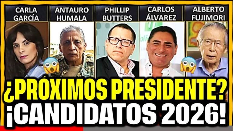 ¡ESTAS SON LAS NUEVAS CARAS DE LOS POSIBLES CANDIDATOS  PRESIDENCIALES  2026!