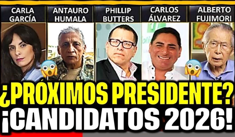 ¡ESTAS SON LAS NUEVAS CARAS DE LOS POSIBLES CANDIDATOS  PRESIDENCIALES  2026!